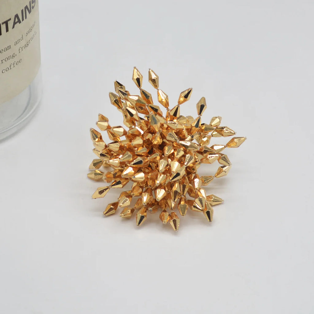 Tassel Beads Adjustable Rings – European & American Fashion Jewelry for Women