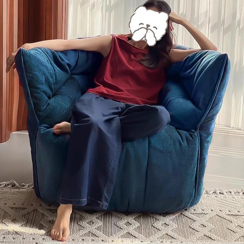 Elegant Lazy Sofa – Modern Ergonomic Mid-Century European Living Room Sofa