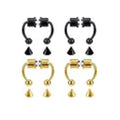 Women Fake Piercing Nose Ring Hoop Septum Non Piercing Nose Clip Rock HipHoop Stainless Steel Magnet Fashion Punk Body Jewelry