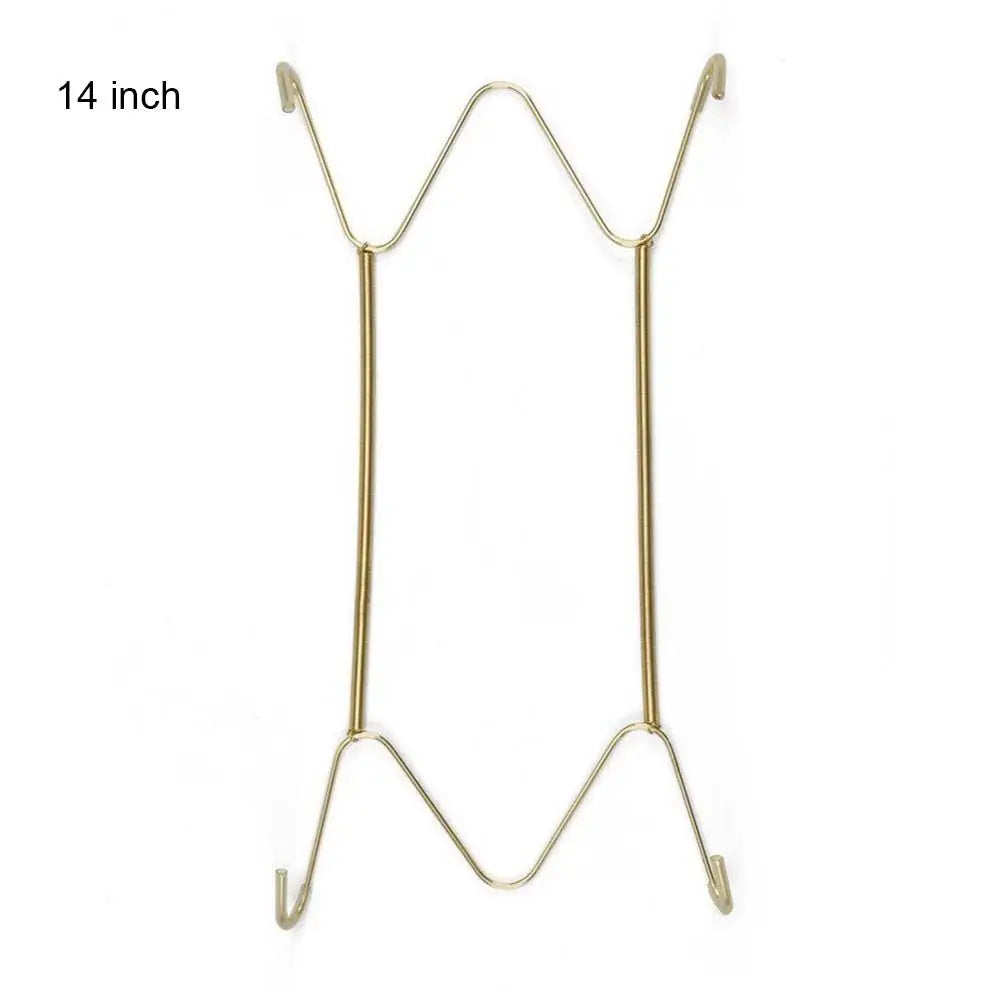 Dish Plate Wall Hanger | Stainless Steel Spring Holder | 7 Sizes: 6–16 Inch | Wall Display for Home Decor
