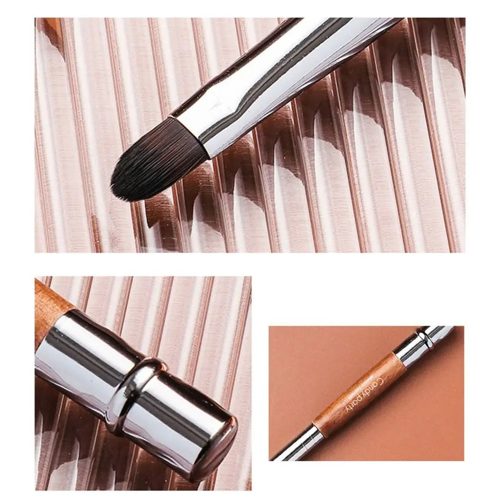 Lip Gloss & Lipstick Brush – Concealer & Lip Makeup Brush with Protective Cap