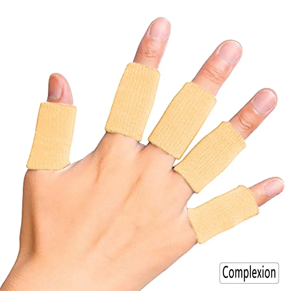 Finger Protection Sleeves – 10-Pack Elastic Support for Basketball, Gym & Sports