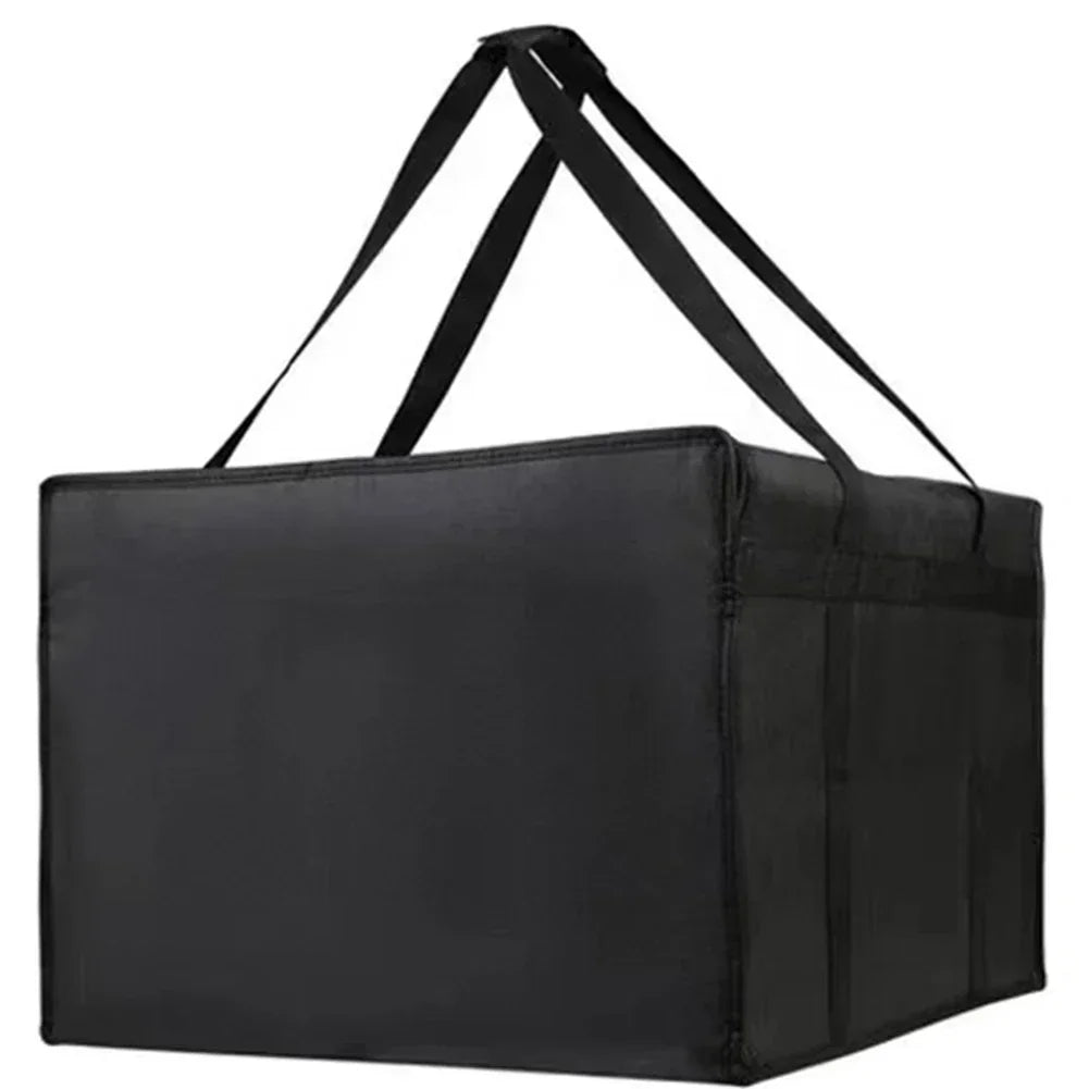 1pc Pizza Delivery Bag Non-woven Fabric Insulated Pizza Delivery Bags Grocery Food Bag Portable Bag Replacement Parts