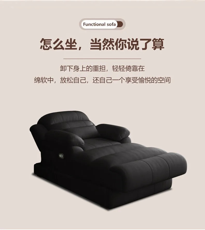 Lounge Sleeper Sofa – Multifunctional Cinema Minimalist Relaxing Corner Sofa
