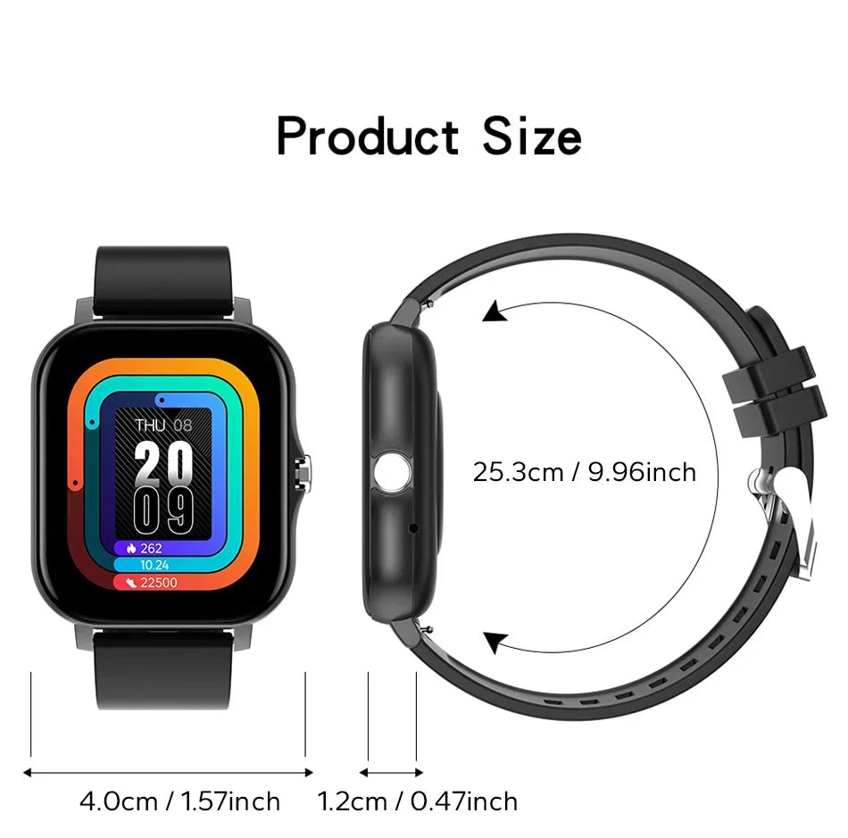 Bluetooth Call Smartwatch – 1.83" Sports Fitness Watch for Android & iOS
