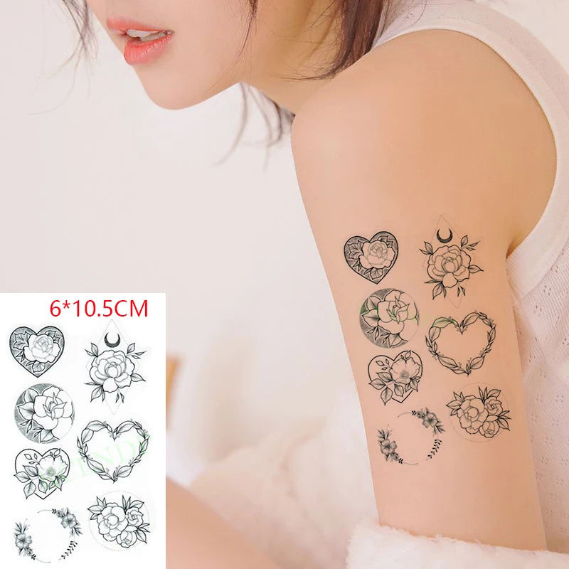 Anime Fire Flame Temporary Tattoo – Waterproof Flash Tattoo for Kids, Men & Women
