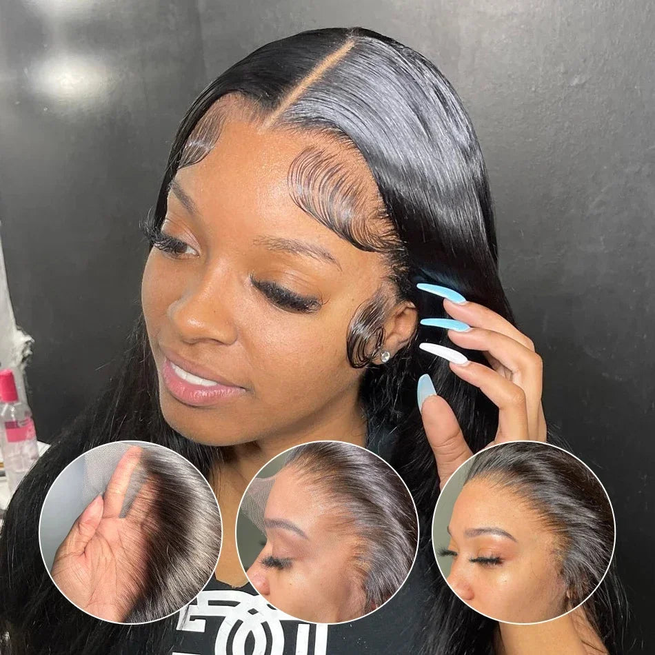 30 36 Inch 13x4 Human Hair Lace Frontal Wig Bone Straight Transparent Hd Lace Wig 13x6 Human Hair For Woman Remy Human Hair Wigs