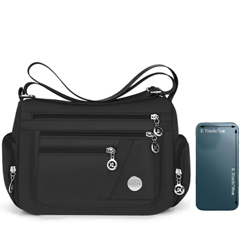 Neutral Men's and Women's Crossbody Bags Are Suitable for Daily Commuting and Going to School They Are Single-Shoulder Bags.