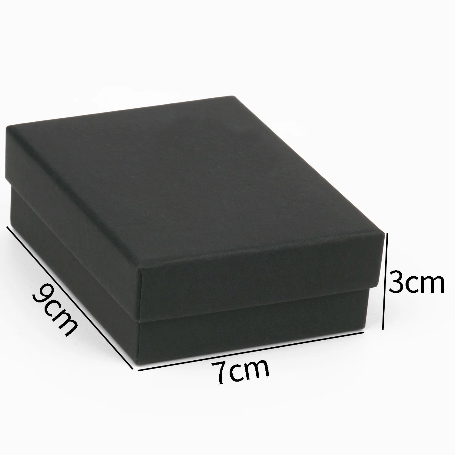 1PCS Black Square Jewelry Display Gifts Box Organizer Engagement for Ring Earring Brooch Necklace Bracelet Packaging Boxes