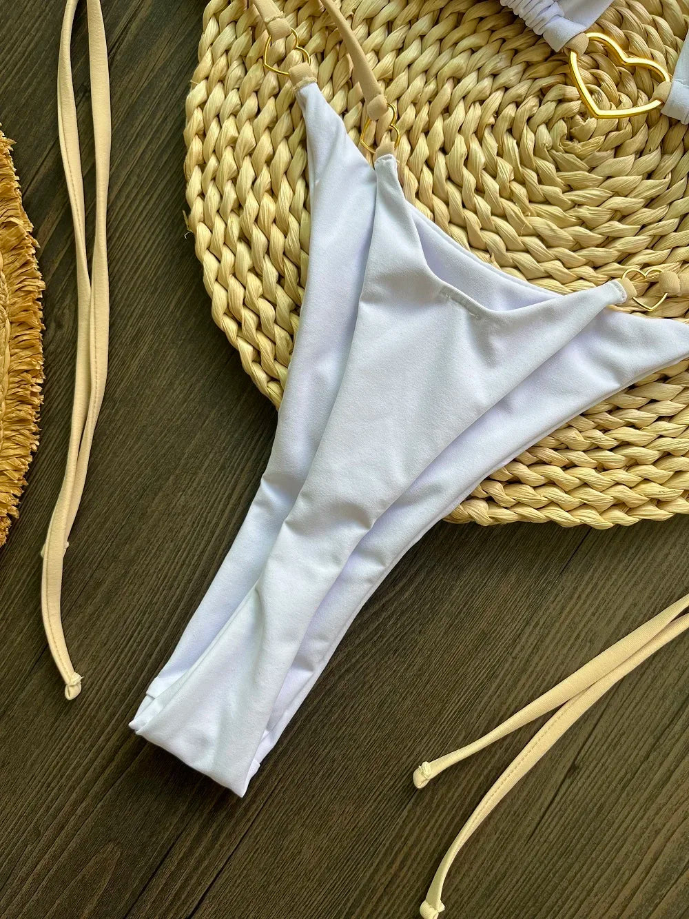 Sexy Halter Solid color Bikini Set Women's Swimsuit Two-piece Triangle Thong Swimwear Bathing Suit Brazilian Biquinis