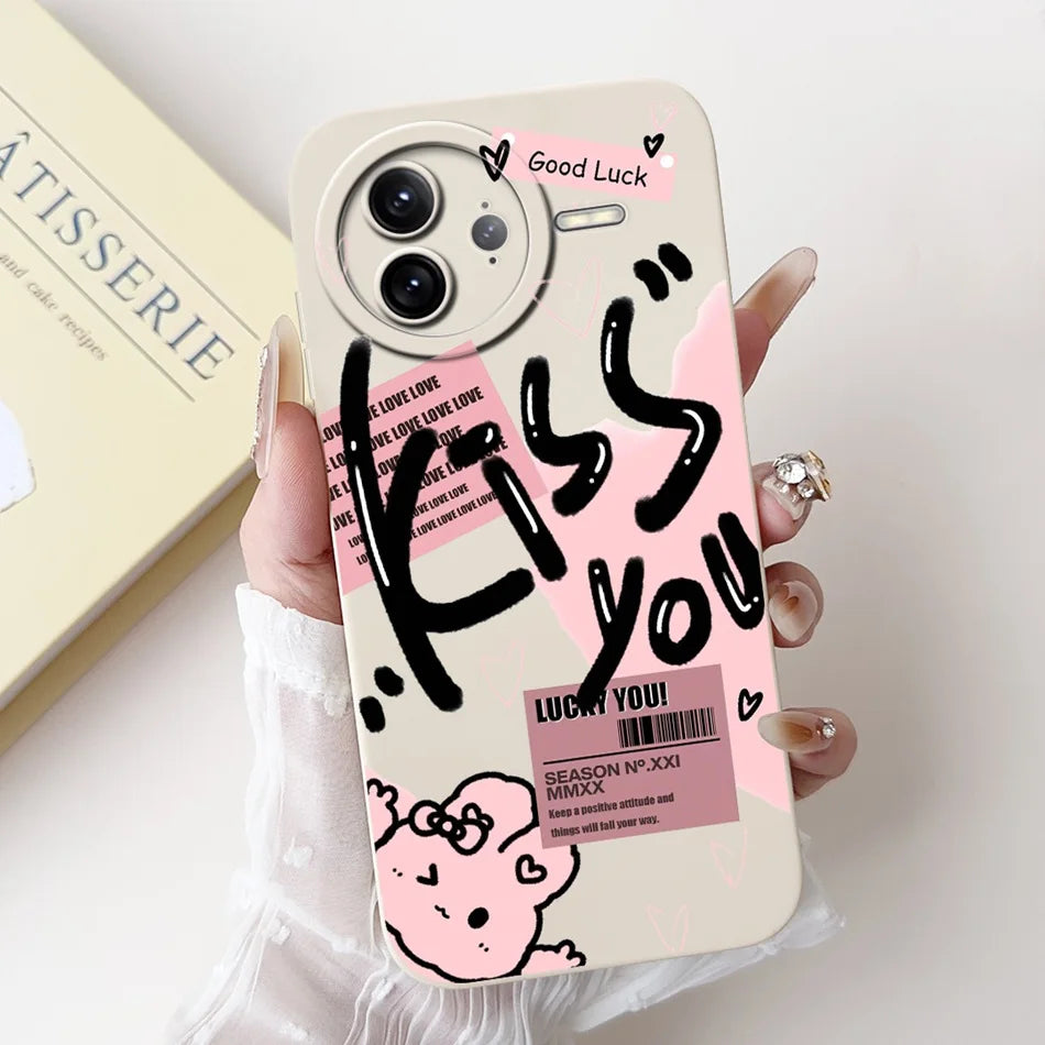 Xiaomi Poco F7 Ultra / F7 Pro Phone Case – Cute Cat & Panda Soft Silicone Shockproof Cover