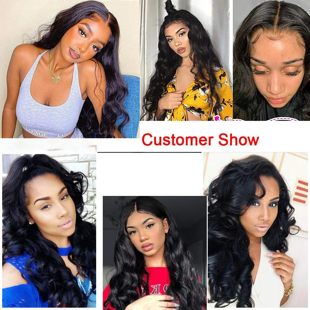 Highlight Body Wave Lace Front Wigs Synthetic 13x4 Ombre Blonde Lace Front Wig 13x6 HD Honey Blonde Lace Frontal Wigs For Women