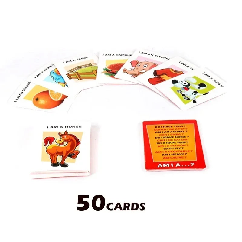 Kids Picture Guessing Board Game – Who Is It? Family Party Game for Children