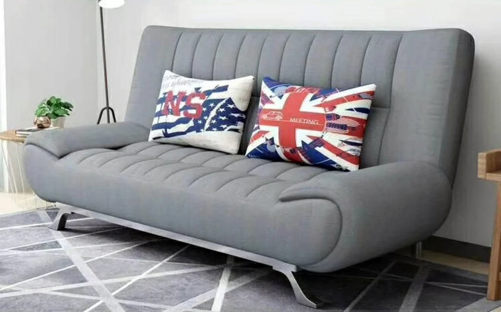 PU Leather Foldable Sofa Bed – Modern Office & Living Room Convertible Sofa
