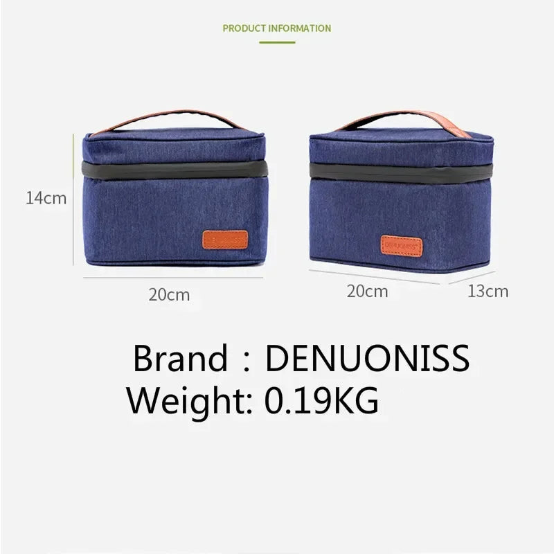 Lunch Bag Small Cooler Bag Protable Fridge Oxford Food Refrigerator Bag EVA Insulated Picnic Bags Isothermal Cooler Ice Box Bags