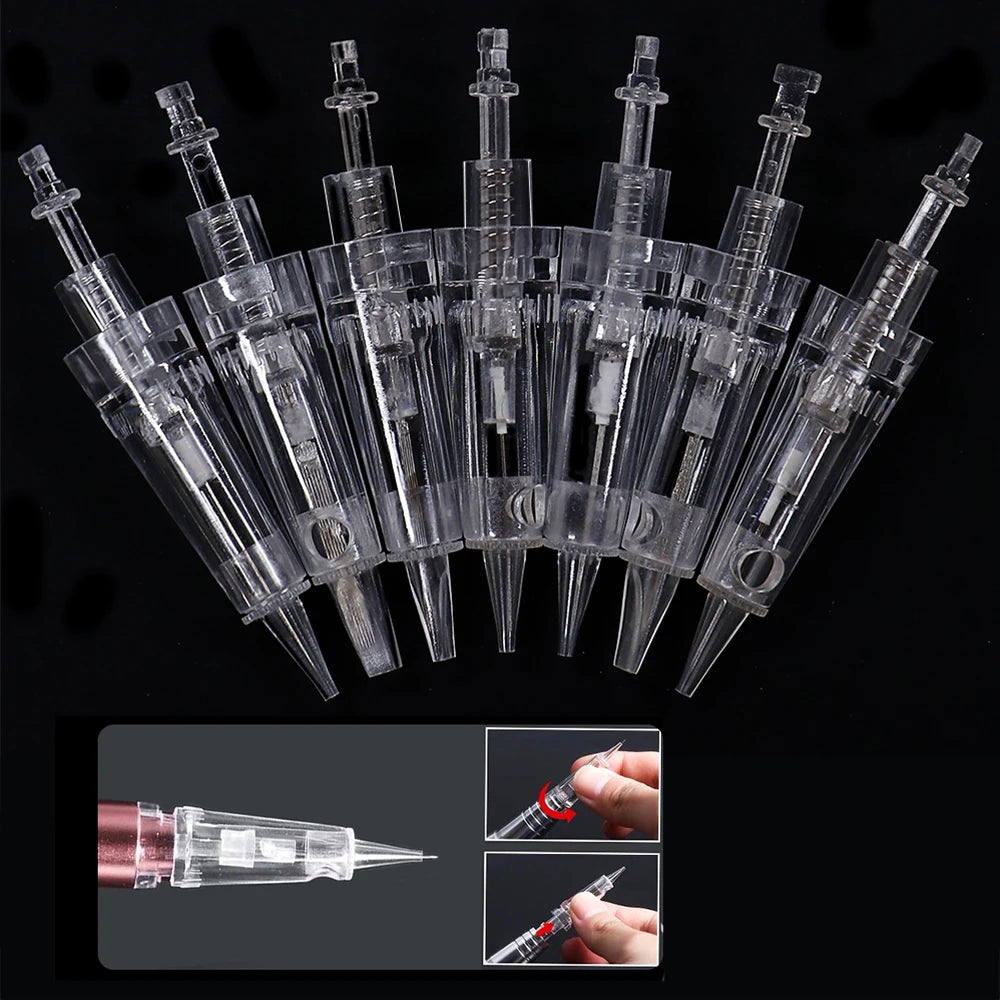 Eyebrow Lip Needles Professional Disposable Semi-Permanent Makeup Tattoo Cartridge Needle R1 R2 R3 R5 R7 for Cartridge Machine