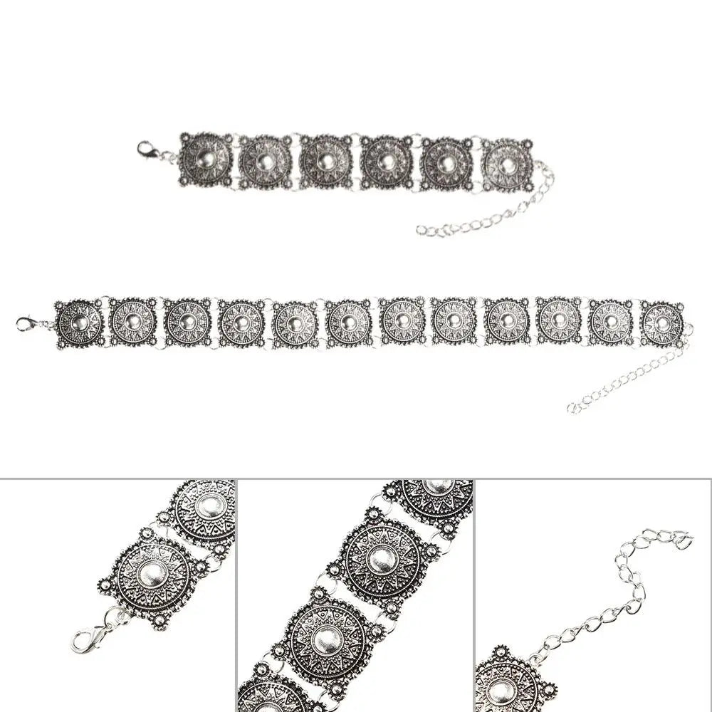 Fashion Vintage Jewelry Set – Necklace & Bracelet Wrist & Neck Accessories for Women