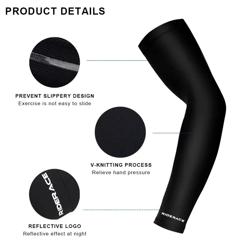 Ice Silk UV Protection Arm Sleeves – Quick Dry Sun Protection for Running & Cycling
