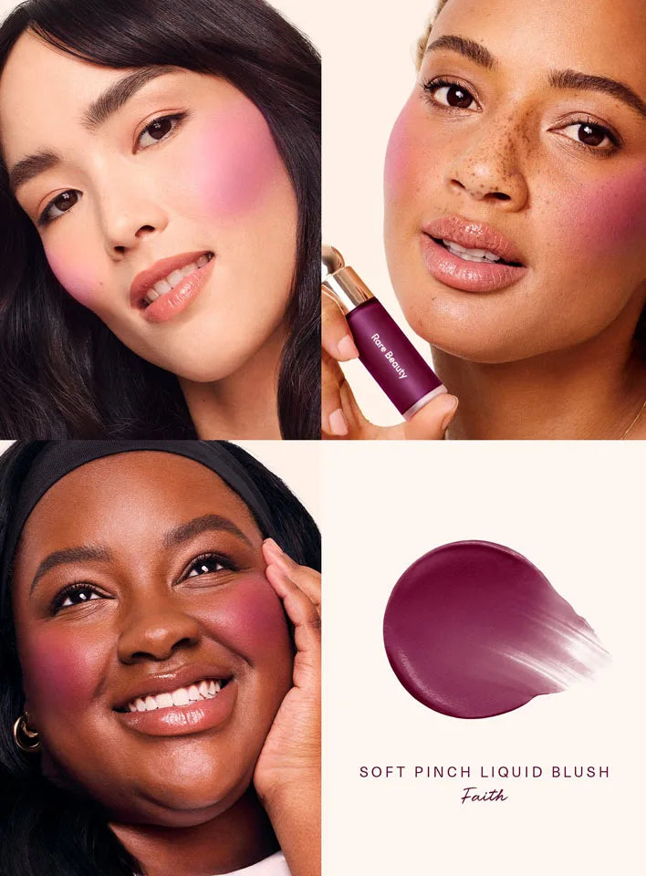 Rare Beauty Liquid Blush Cream – Natural Long-Lasting Moisturizing Cheek Rouge