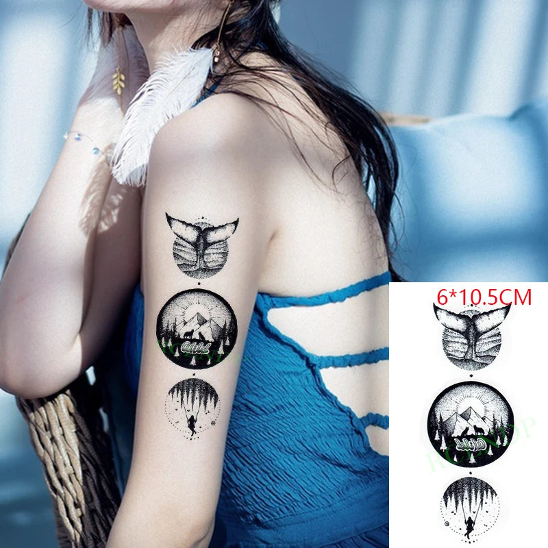 Anime Fire Flame Temporary Tattoo – Waterproof Flash Tattoo for Kids, Men & Women