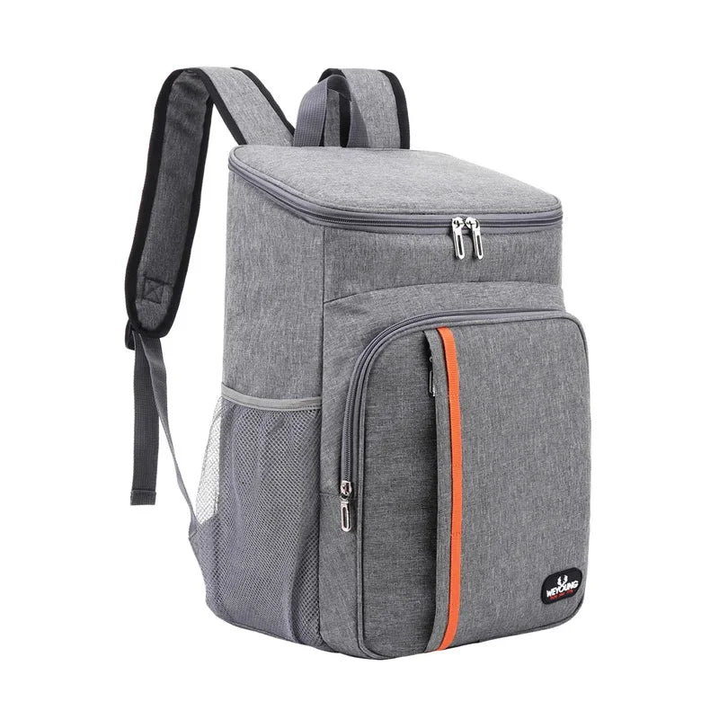 20L Outdoor Thermal Cooler Backpack Bags Insulated Leakproof Lunch Bag Camping Drink Refrigerator Picnic Food Fresh Keeping Bag