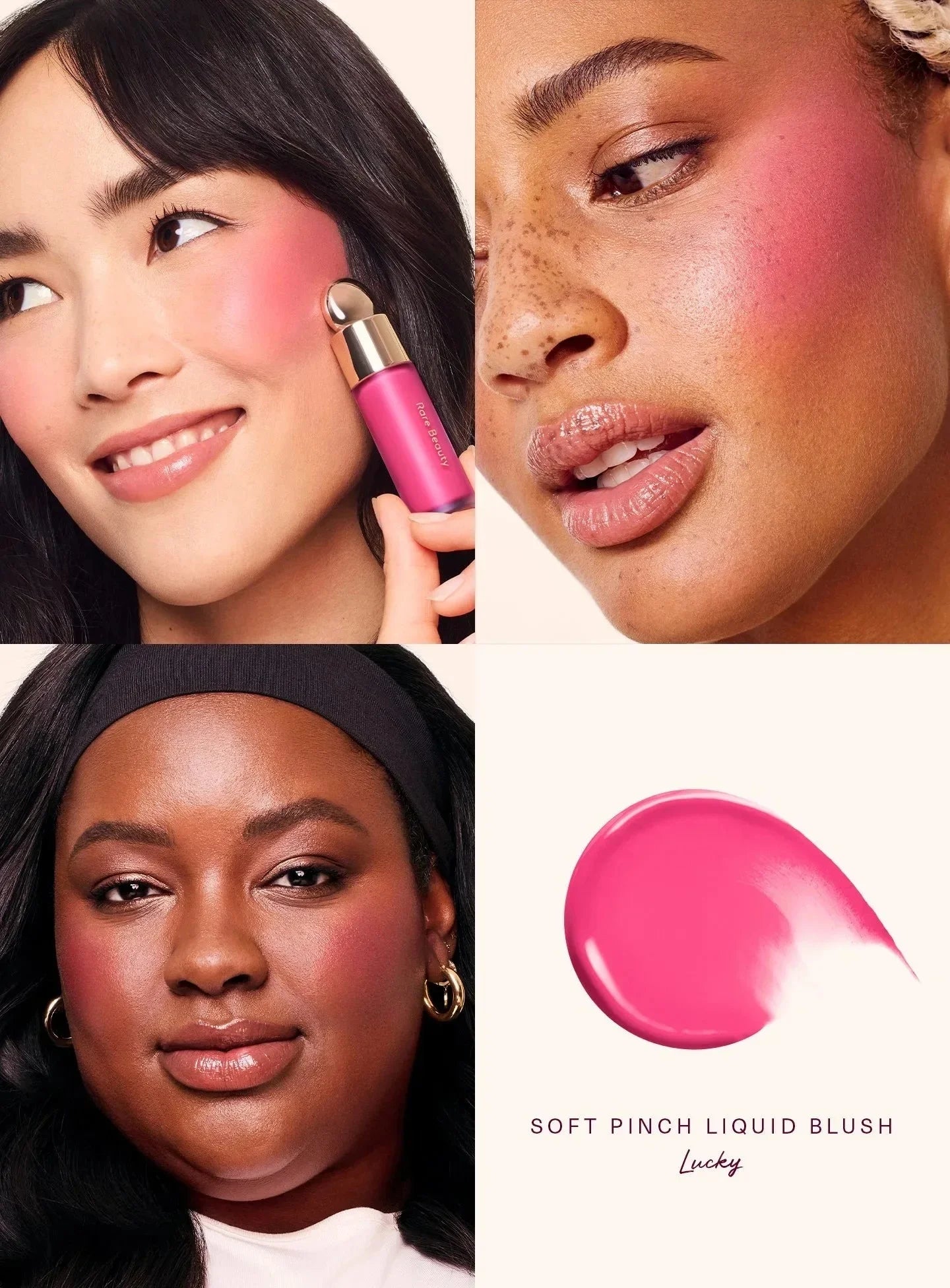 Rare Beauty Matte Liquid Blush – Long-Lasting Soft-Focus Sweatproof Waterproof Formula