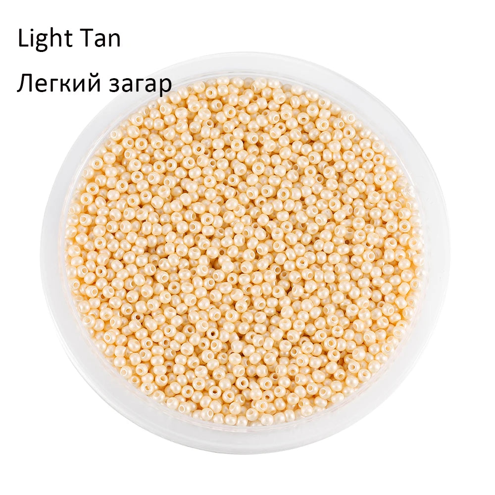 2mm Charm Glass beads Czech Glass Seed Beads Small Round Loose Bead For DIY Jewelry Making Earrings Bracelet