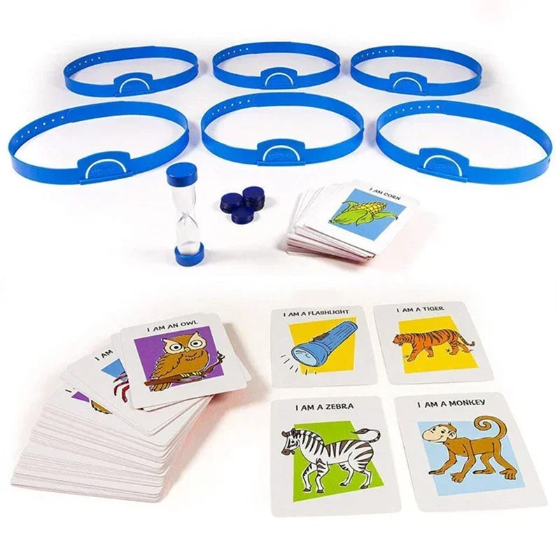 Kids Picture Guessing Board Game – Who Is It? Family Party Game for Children