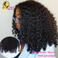 300% Density 30 36 Inch 13x4 13x6 Hd Full Lace Frontal Wig Raw Burmese Curly Lace Front Wig With Spiral End Loose Deep Wave Wigs