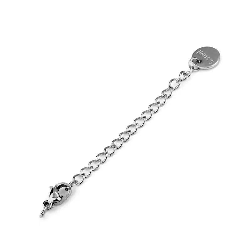 5pcs/lot Stainless Steel Extension Extended Tail Chains Lobster Clasps Connectors DIY Jewelry Making Findings Bracelet Necklaces