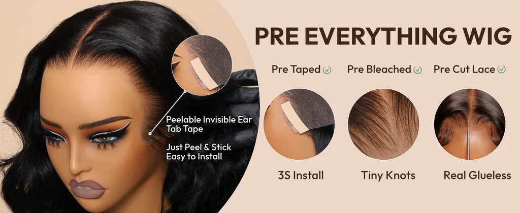 UNice Hair 7x5 & 13x4 Light Yaki Straight Bob Wig With Drawstring 100% Human Hair Short Bob Wigs 150% Density
