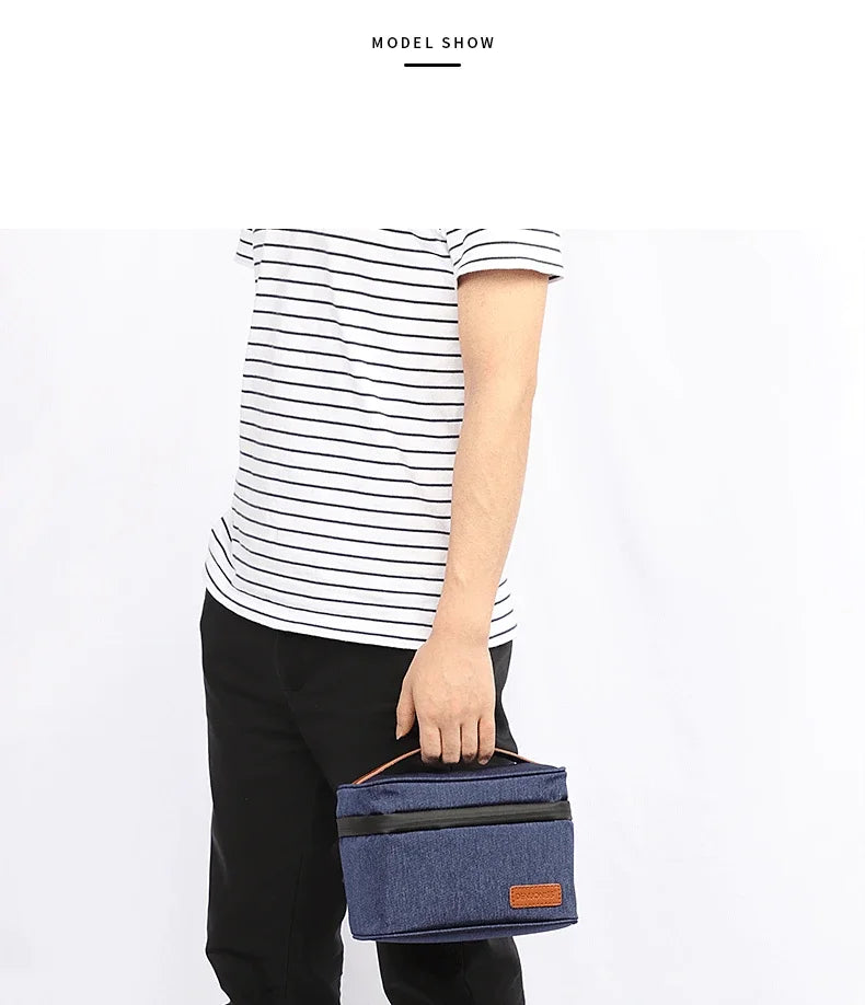 Lunch Bag Small Cooler Bag Protable Fridge Oxford Food Refrigerator Bag EVA Insulated Picnic Bags Isothermal Cooler Ice Box Bags