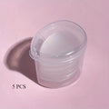 1/5 Pack Mini Silicone Fingertips - Reusable, Fragrance-Free Makeup Brushes for Foundation, Concealer and Powder