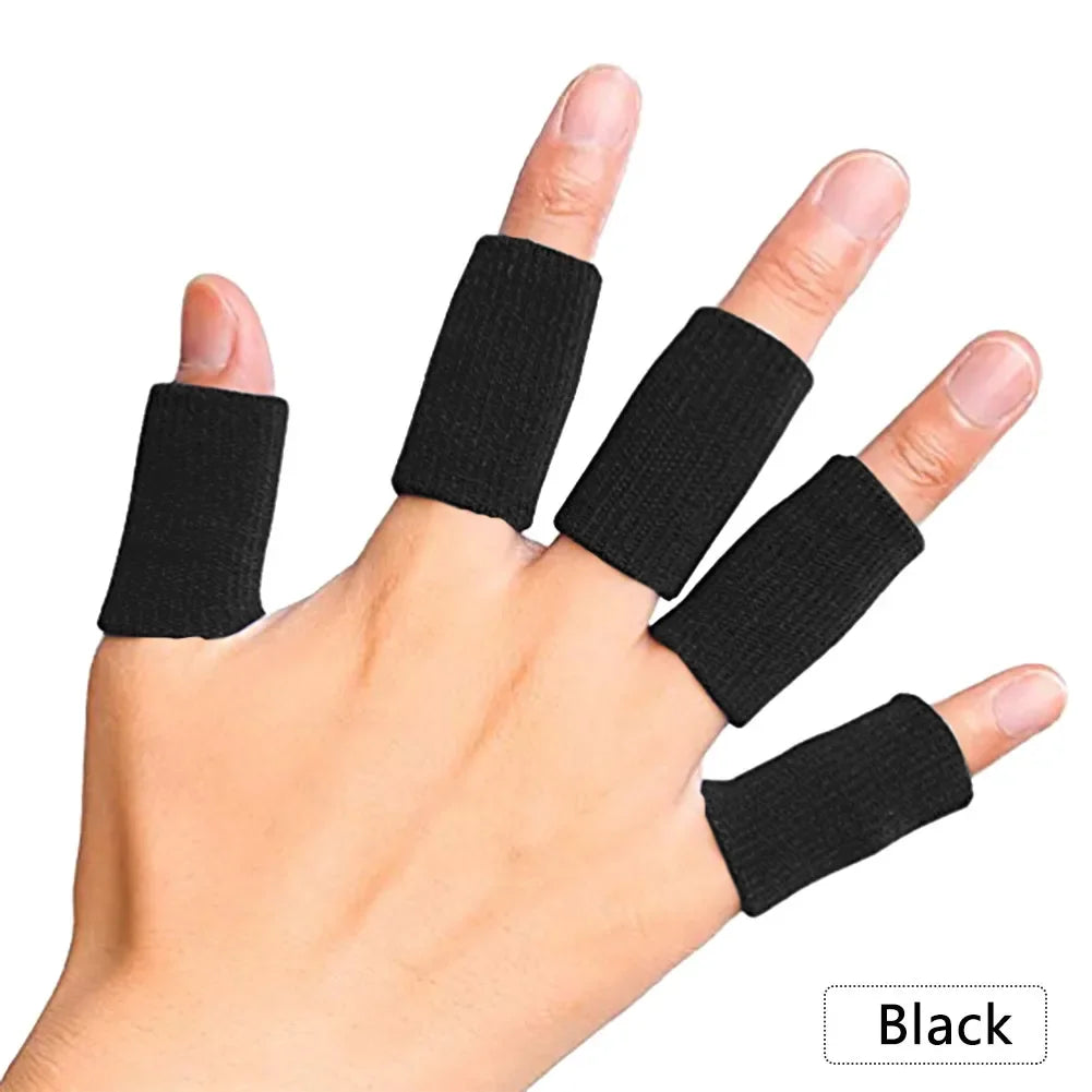 Finger Protection Sleeves – 10-Pack Elastic Support for Basketball, Gym & Sports
