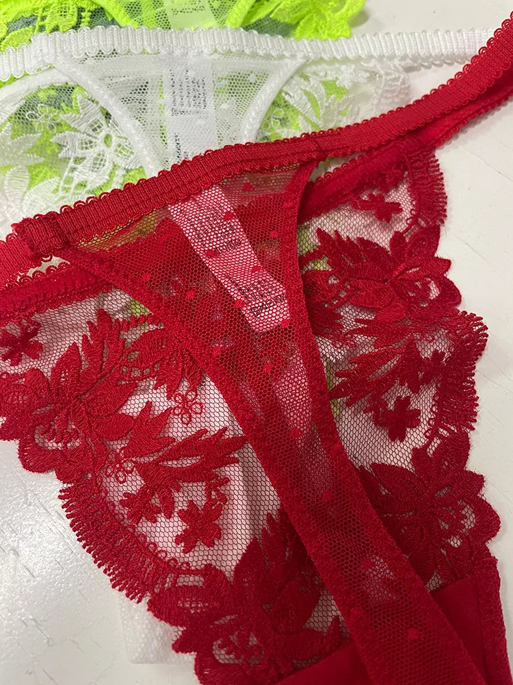Lace Thong Panties – Women's Seamless Breathable G-String Underwear (S–XL)