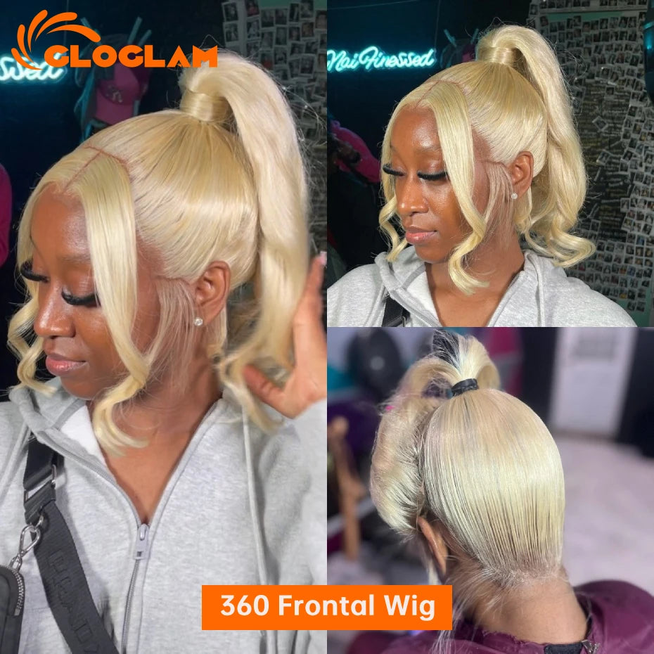 Body Wave 250 Density 13x4 13x6 360 Lace Front Wig Human Hair Pre Plucked Raw Vietnamese Blonde 613 Lace Frontal Wigs 30 40 Inch