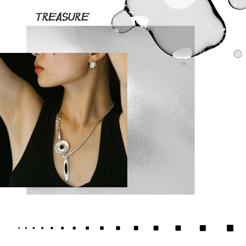 Eye Motif Necklace & Earrings Set – Artistic Craft Jewelry for Women & Men