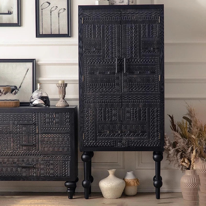European Quality Living Room Cabinet – Premium Storage Display Unit