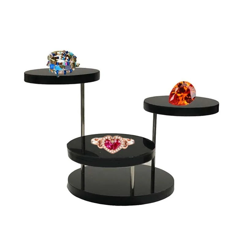 3 Layers Selling Fashion Temperament High-grade Sense of Acrylic Jewelry Display Stand/Multi-layer Round Cake and Dessert Rack