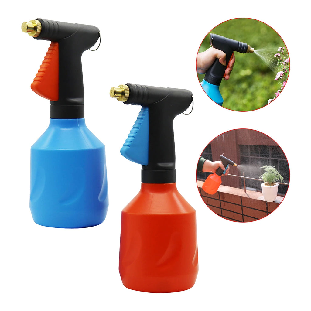 Adjustable Copper Nozzle Sprayer Bottle – 680ml Hand Pressure Pneumatic Spray Kettle for Garden & Disinfection