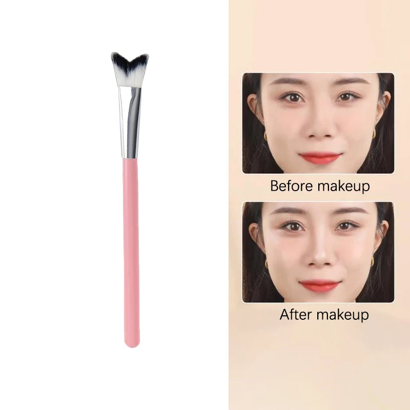 Nose Shadow & Angled Contour Makeup Brush – Professional Blending Brush for Face