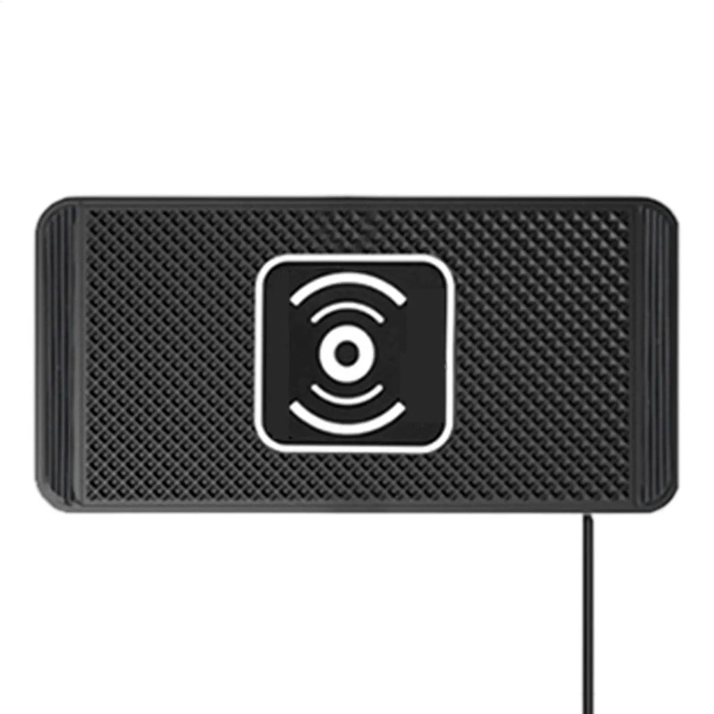 Wireless Phone Charger Wireless Car Charger Pad For Car 39 Inch Cable Automatic Sensing Non-Slip Charging Mat For Phone Vehicle