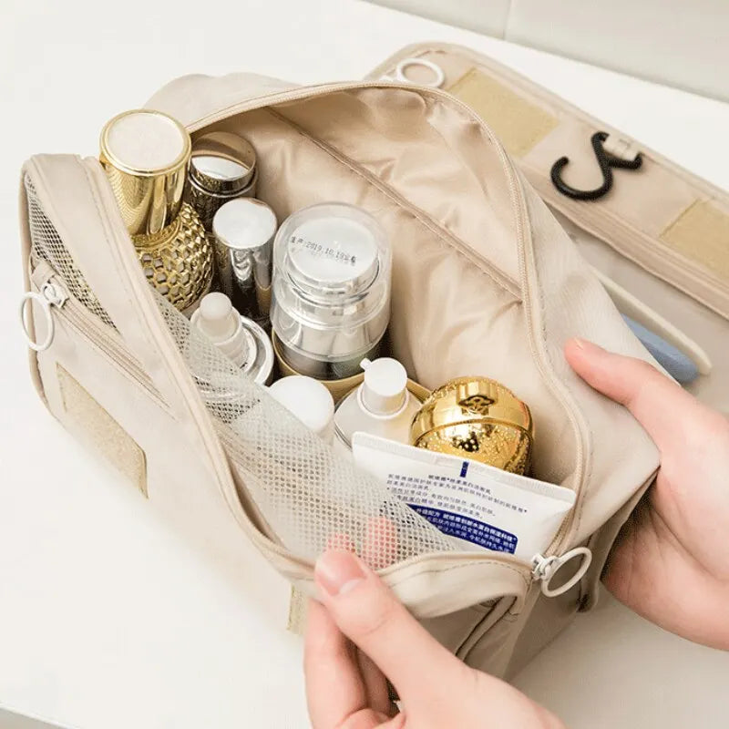 Makeup Bag Travel Cosmetic Bags Toiletries Organizer Waterproof Storage Neceser Bathroom Hook Wash Pouch High Quality Women