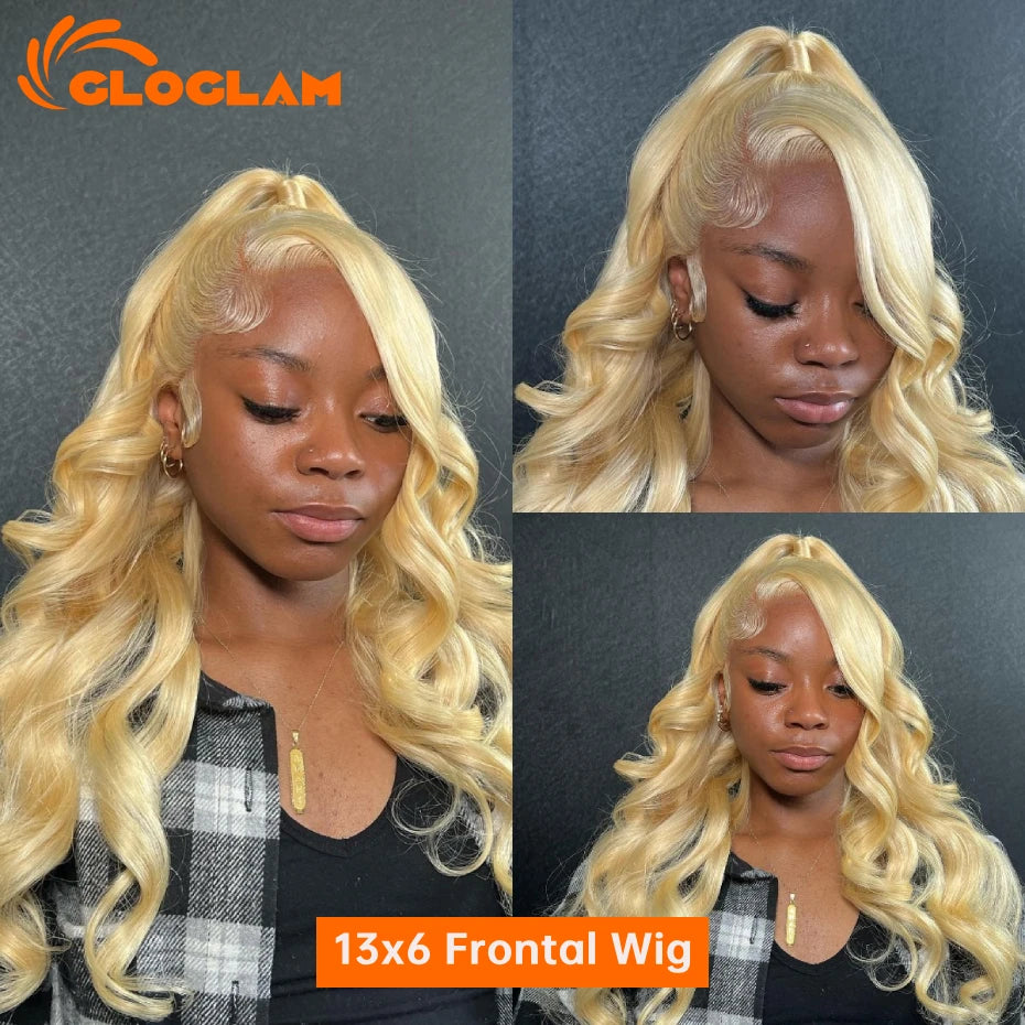 Body Wave 250 Density 13x4 13x6 360 Lace Front Wig Human Hair Pre Plucked Raw Vietnamese Blonde 613 Lace Frontal Wigs 30 40 Inch