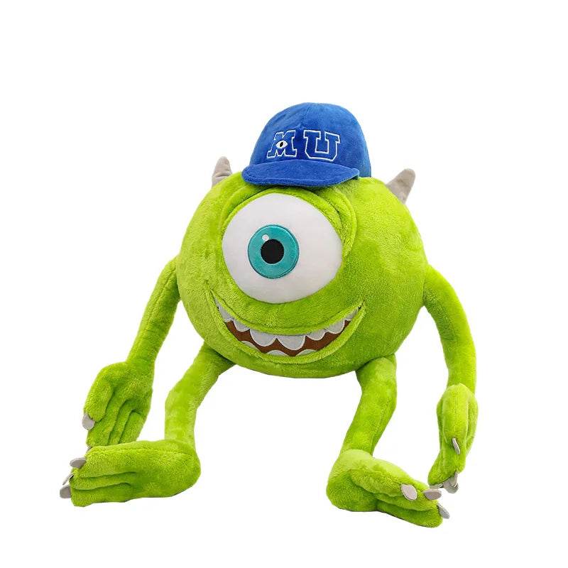 Mike Wazowski Plush Toy | Monsters University Stuffed Animal | Soft PP Cotton | 35cm, 60cm & 80cm