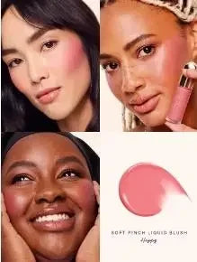 Rare Beauty Liquid Blush – Silky Smooth High-Gloss Mirror Finish Makeup