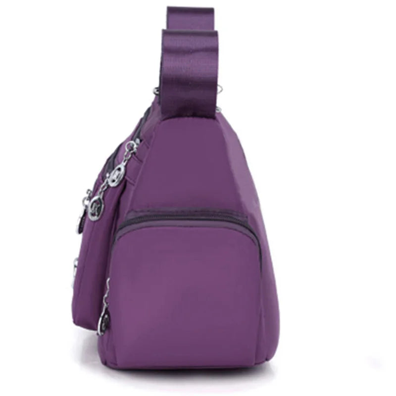 Neutral Men's and Women's Crossbody Bags Are Suitable for Daily Commuting and Going to School They Are Single-Shoulder Bags.