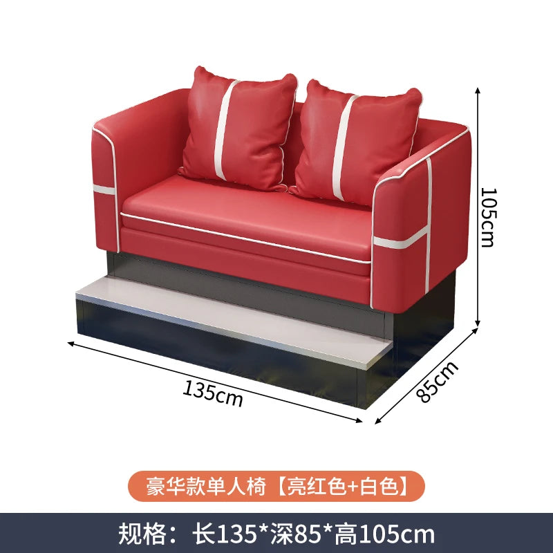 Economic Lounge Double Sofa – Luxury Minimalist Elegant Cushion Sofa for Living Room