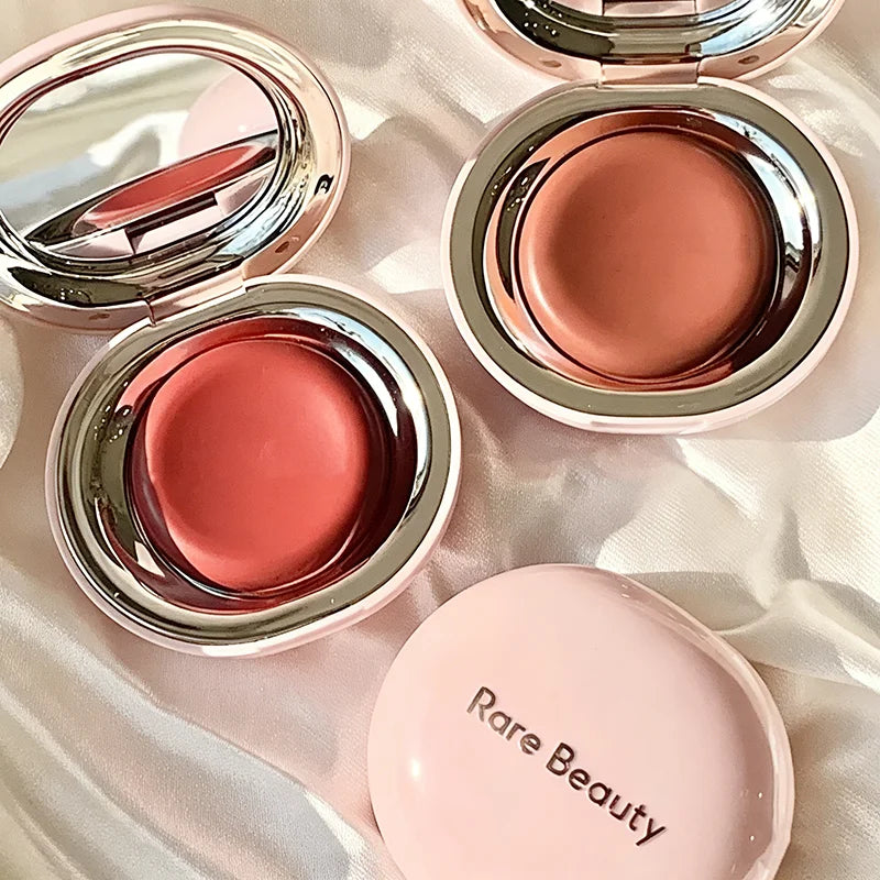 Rare Beauty Creamy Powder Blush – Soft Focus Luminous Glow Buildable Pigment