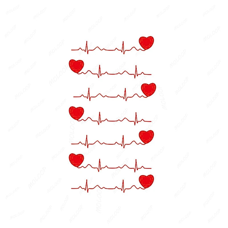 Sexy Red Lips Water Transfer Tattoo – Waterproof Body Art 10.5x6cm